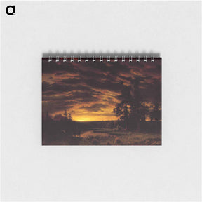アートメモ帳-Evening on the Prarie - アルバート ビアスタット Memo.