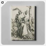 Young Couple Threatened by Death (The Promenade) - アルブレヒト デューラー Canvas.