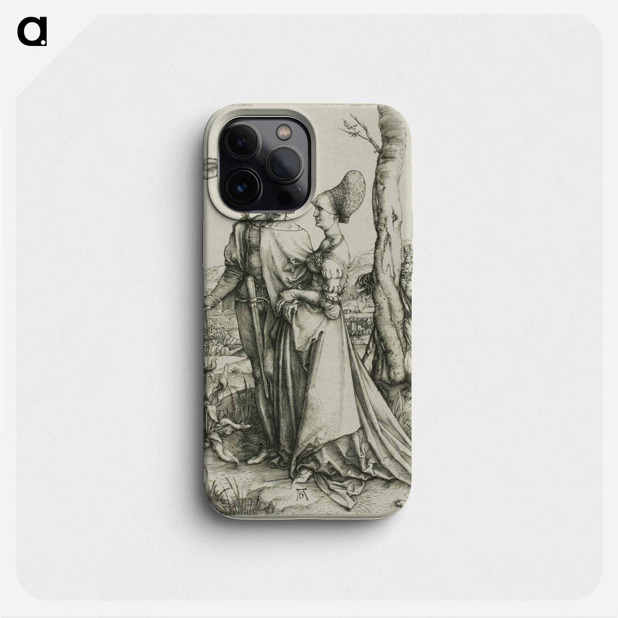 Young Couple Threatened by Death (The Promenade) - アルブレヒト デューラー Phone Case.