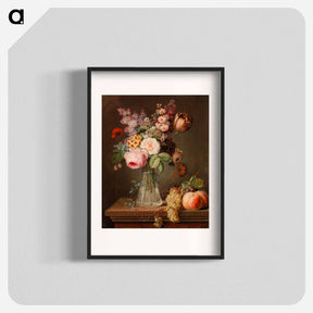 アートポスター-Flower Piece in Glass Vase
 - バーンズ・コレクション Poster.