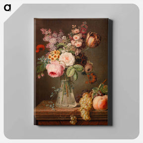 アートパネル-Flower Piece in Glass Vase
 - バーンズ・コレクション Canvas.