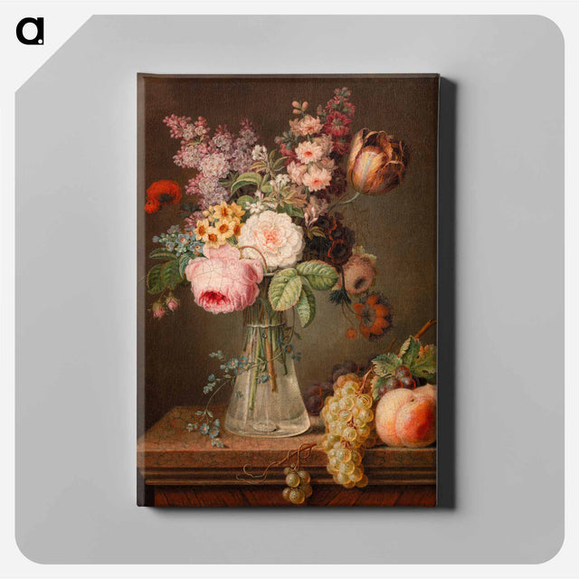 アートパネル-Flower Piece in Glass Vase
 - バーンズ・コレクション Canvas.