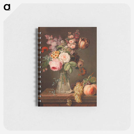 アートメモ帳-Flower Piece in Glass Vase
 - バーンズ・コレクション Memo.