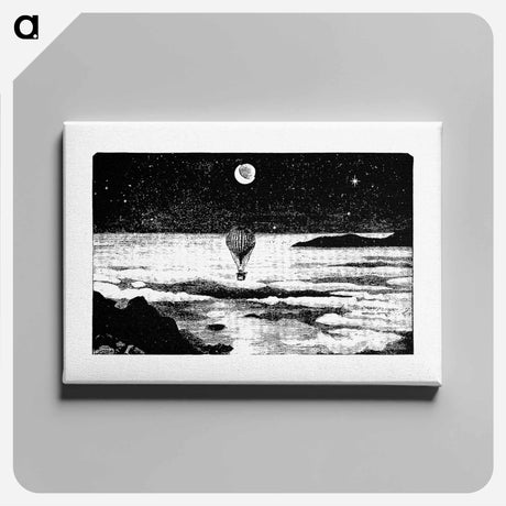 アートパネル-Hot Air Balloon
 - 大英図書館 Canvas.