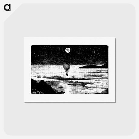 アートポストカード-Hot Air Balloon
 - 大英図書館 Postcard.