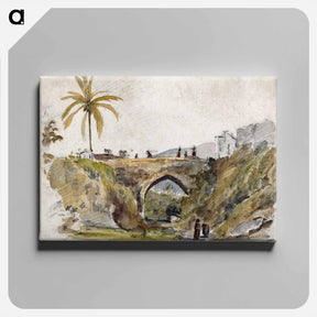 アートパネル-Bridge at Caracas - カミーユ ピサロ Canvas.