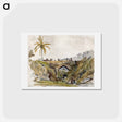 アートポストカード-Bridge at Caracas - カミーユ ピサロ Postcard.