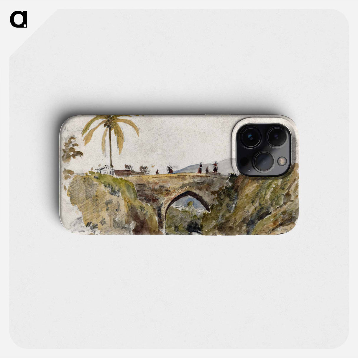 Bridge at Caracas - Camille Pissarro Phone Case.