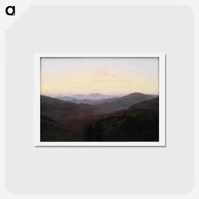 アートポストカード-Riesengebirge - カスパー ダーヴィト フリードリヒ Postcard.