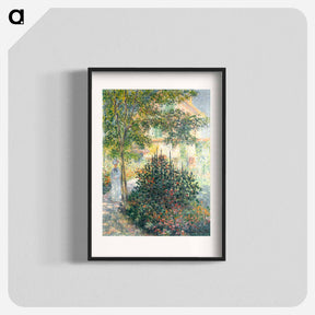 アートポスター-Camille Monet in the Garden at Argenteuil - クロード モネ Poster.