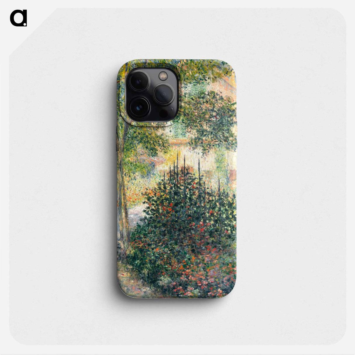 Camille Monet in the Garden at Argenteuil - クロード モネ Phone Case.