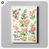 アートパネル-Floral Designs with Birds and Griffon
 - クリーブランド美術館 Canvas.