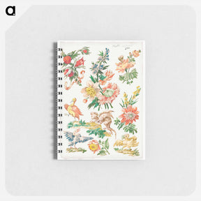 アートメモ帳-Floral Designs with Birds and Griffon
 - クリーブランド美術館 Memo.