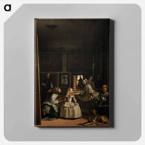 アートパネル-Las Meninas - ディエゴ ベラスケス Canvas.