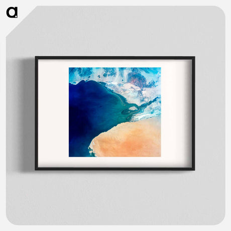 アートポスター-Baja California, Colorado River, and Sonora Desert
 - 上空からの地球 Poster.