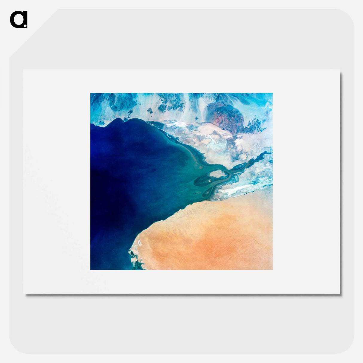 アートポスター-Baja California, Colorado River, and Sonora Desert
 - 上空からの地球 Poster.