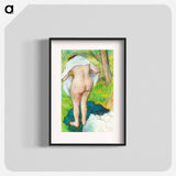 Girl Drying Herself - Edgar Degas Poster.