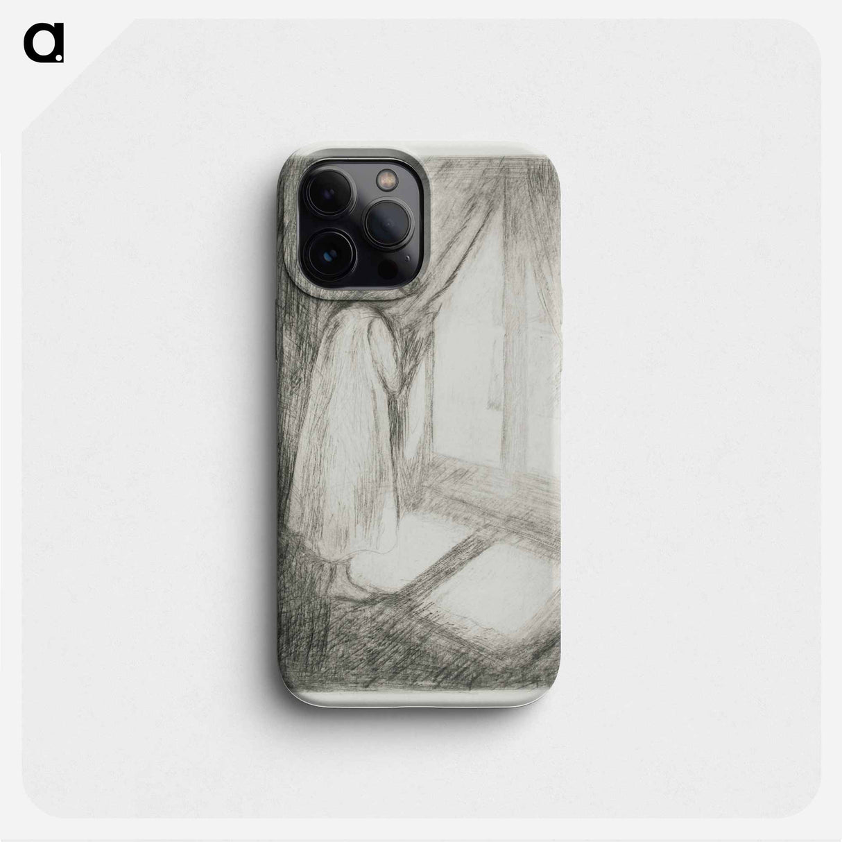 The Girl at the Window - Edvard Munch Phone Case.