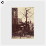 アートポストカード-Staircase, Montmartre
 - ウジェーヌ アジェ Postcard.