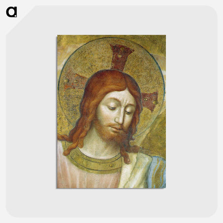 アートポストカード-Christ the Judge (detali) - フラ アンジェリコ Postcard.