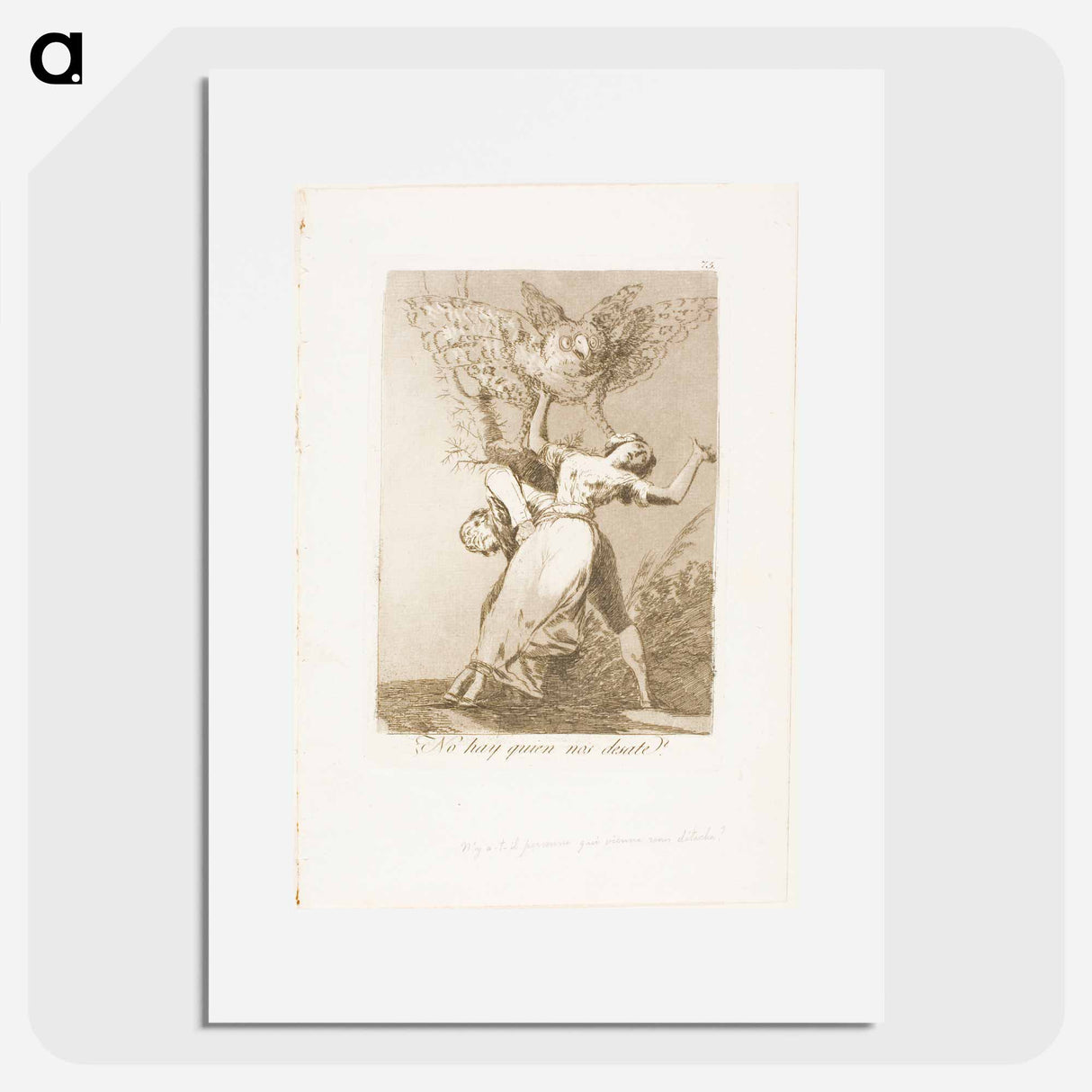 Can't anyone untie us? - Francisco de Goya Poster.