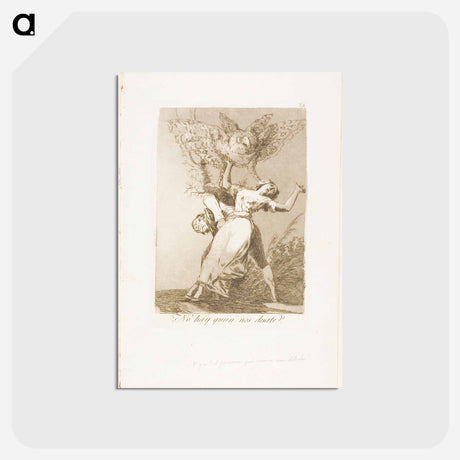 アートポストカード-Can't anyone untie us? - フランシスコ デ ゴヤ Postcard.