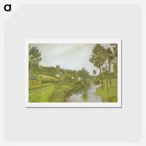 アートポストカード-Landscape Lesquielles St Germain - アンリ マティス Postcard.