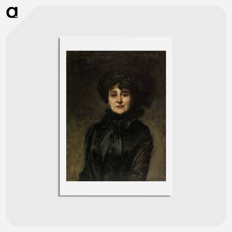 アートポストカード-Portrait de Madame Allouard-Jouan - ジョン シンガー サージェント Postcard.