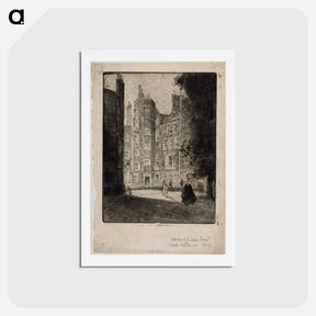 アートポストカード-Old Court, Lincoln's Inn
 - ジョセフ ペネル Postcard.