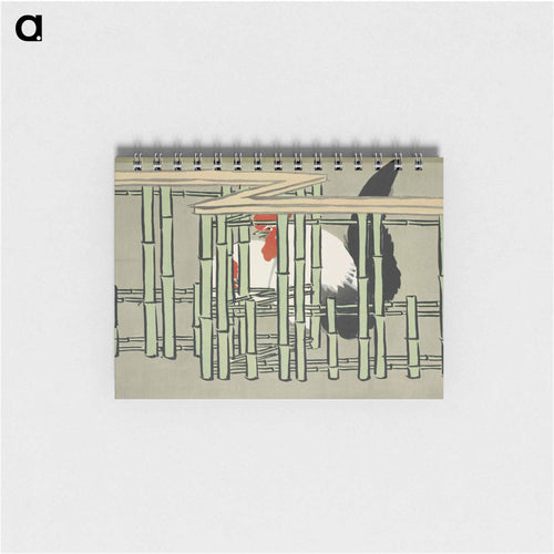 Roosters from Momoyogusa–Flowers of a Hundred Generations - 神坂 雪佳 Memo.