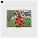 アートポストカード-Austrian went into Radziwill - カジミール マレーヴィチ Postcard.