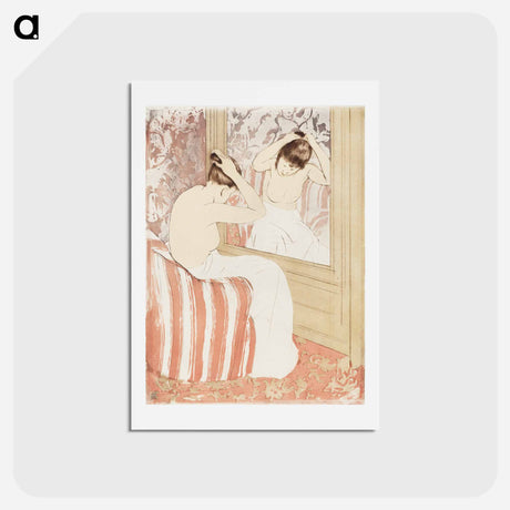 アートポストカード-The Coiffure - メアリー カサット Postcard.