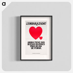 アートポスター-Embarazada?: ahora tiene dos buenas razones para dejar de fumar
 - 国立医学図書館 Poster.