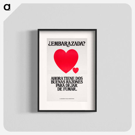 アートポスター-Embarazada?: ahora tiene dos buenas razones para dejar de fumar
 - 国立医学図書館 Poster.