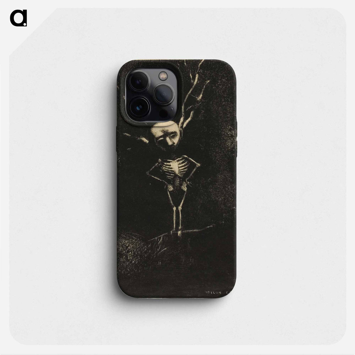 In the Maze of Branches, the Pale Figure Appeared - オディロン ルドン Phone Case.