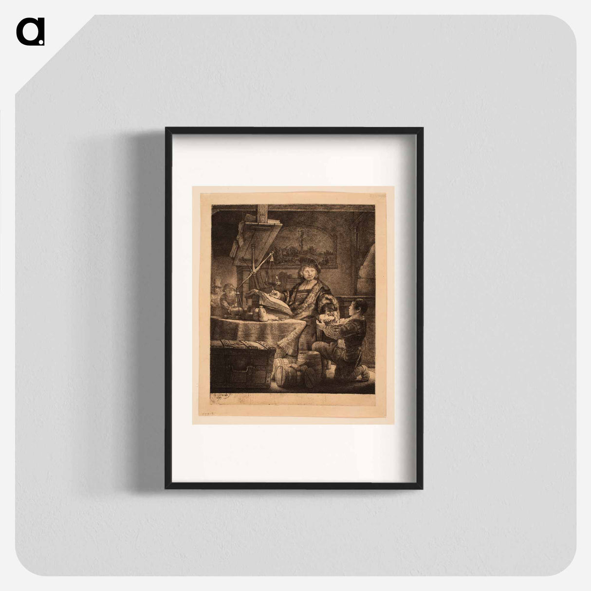 Jan Uytenbogaert, Receiver-General ("The Goldweighter") - Rembrandt van Rijn Poster.