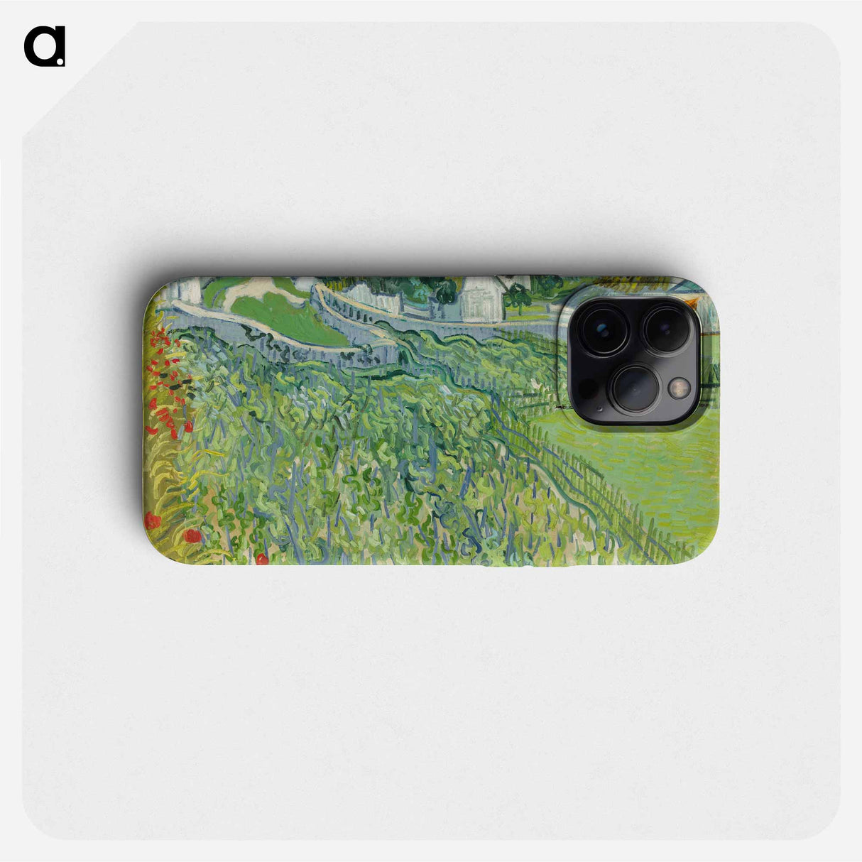 Vineyards at Auvers - Vincent van Gogh Phone Case.