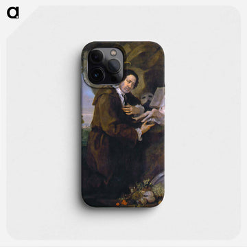 Portrait of en'Francis Dashwood, 15th Baron of Despencer - ウィリアム ホガース Phone Case.