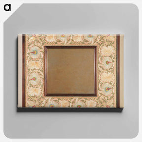 アートパネル-Large Pattern of Lilies and Other Floral Motifs - ウィリアム モリス Canvas.