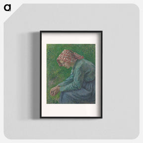 アートポスター-A Seated Peasant Woman
 - イェール大学アートギャラリー Poster.