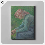 アートパネル-A Seated Peasant Woman
 - イェール大学アートギャラリー Canvas.