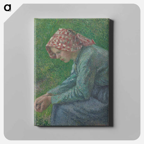 アートパネル-A Seated Peasant Woman
 - イェール大学アートギャラリー Canvas.