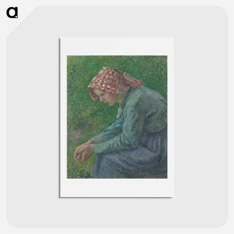 アートポストカード-A Seated Peasant Woman
 - イェール大学アートギャラリー Postcard.