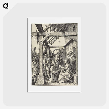 アートポストカード-The Adoration of the Magi - アルブレヒト デューラー Postcard.