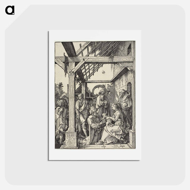 アートポストカード-The Adoration of the Magi - アルブレヒト デューラー Postcard.