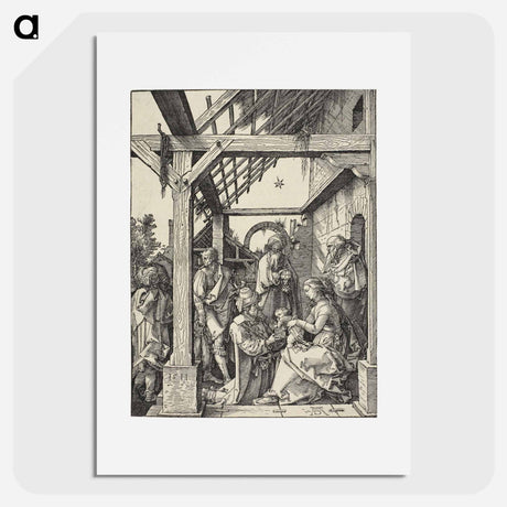 アートポスター-The Adoration of the Magi - アルブレヒト デューラー Poster.