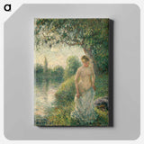 The Bather - Camille Pissarro Canvas.