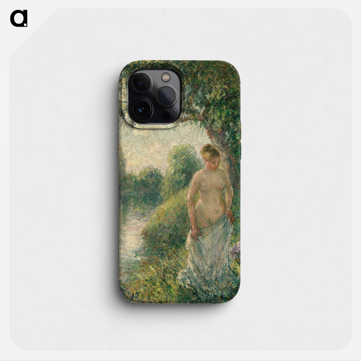 The Bather - Camille Pissarro Phone Case.