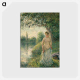 アートポストカード-The Bather - カミーユ ピサロ Postcard.