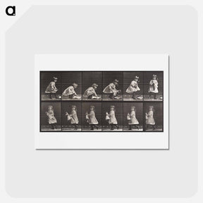 アートポストカード-Child with Doll
 - エドワード マイブリッジ Postcard.